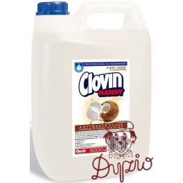 MYDŁO PŁYN 5L CLOVIN/PRO SERIES KOKOS Z GLICERYNĄ/Z LANOLINĄ MYDŁO PŁYN 5L CLOVIN/PRO SERIES KOKOS Z GLICERYNĄ/Z LANOLINĄ
