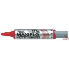 MARKER TABL. PENTEL MWL5M  6mm CZERWONE MAXIFLO z tłoczkiem GRUBY