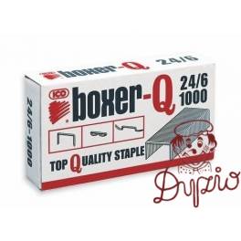ZSZYWKI 24/6 SAX ICO BOXER OP 1000SZT 25 KARTEK ZSZYWKI 24/6 SAX ICO BOXER OP 1000SZT 25 KARTEK