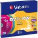 DVD+RW VERBATIM  4.7GB  slim    43297