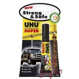KLEJ SUPER STRONG&SAFE UHU 7g W TUBCE SZYBKOSCHNĄCY do 4 ton!!!! 39710 KLEJ SUPER STRONG&SAFE UHU 7g W TUBCE SZYBKOSCHNĄCY do 4 ton!!!! 39710