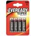 BATERIA EVEREADY SUPER HD AA-R6/4 STARA NAZWA SILVER (24)