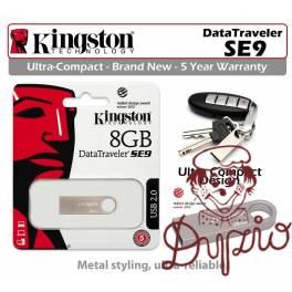 PENDRIVE KINGSTON 8GB DTSE9H/8GB