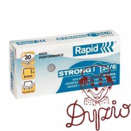 ZSZYWKI RAPID  24/6   1M STRONG ESS 24855800  1000szt 2-30 kartek do HD 12