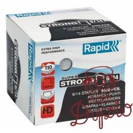 ZSZYWKI RAPID 9/14 5M SUPER STRONG 24871500 5000szt. 80-110kart. do HD 9 ZSZYWKI RAPID 9/14 5M SUPER STRONG 24871500 5000szt. 80-110kart. do HD 9