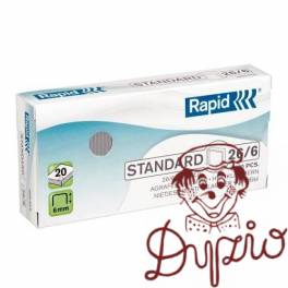ZSZYWKI RAPID 26/6 5M STANDARD ESS 24861800 5000 SZT ZSZYWKI RAPID 26/6 5M STANDARD ESS 24861800 5000 SZT