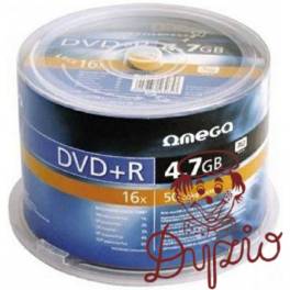 DVD+R   OMEGA 4.7GB cake  50 56465 40259