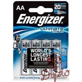 BATERIA ENERGIZER LITHIUM  AA FR6 4SZT  1.5 V  LR91  ULTIMATE