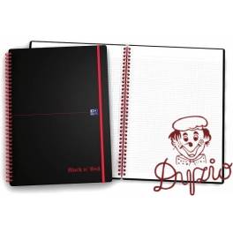 KOŁOBRULION A4/ 70 kr OXFORD BLACK N RED OKŁADKA POLIPREPYLENOWA 400047654 KOŁOBRULION A4/ 70 kr OXFORD BLACK N RED OKŁADKA POLIPREPYLENOWA 400047654