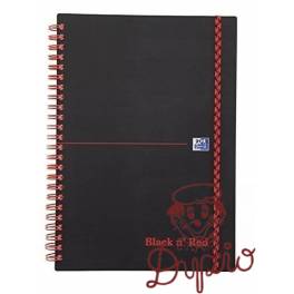 KOŁOBRULION A5/ 70 // OXFORD BLACK N RED OKŁADKA POLIPREPYLENOWA 400047655 KOŁOBRULION A5/ 70 // OXFORD BLACK N RED OKŁADKA POLIPREPYLENOWA 400047655