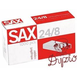 ZSZYWKI 24/8 SAX MIEDZIANE OP 1000SZT OP.ZBIORCZE 20 PUD. ZSZYWKI 24/8 SAX MIEDZIANE OP 1000SZT OP.ZBIORCZE 20 PUD.