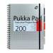 KOŁOZESZYT A4/100 PUKKA EXECUTIVE  PROJECT BOOK 6970-met/SQ nieb ziel sreb