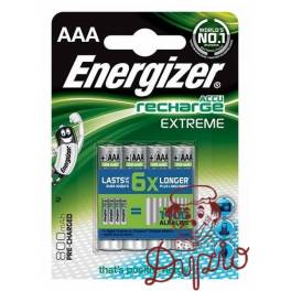 AKUMULATORKI ENERGIZER AAA/4szt EXTREME 800MAH !!!!!  4SZT    HR03/4-