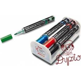 MARKER TABL. PENTEL MWL5SBF 4KOL +GĄBKA ELASTYCZNA KOŃCÓWKA