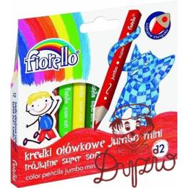 KREDKI OŁÓWK. 12-KOL FIORELLO MINI SUPER SOFT 170-2297
