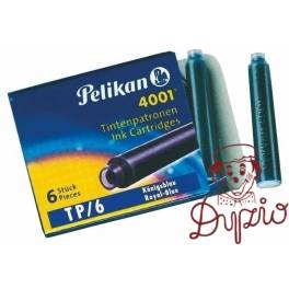 NABOJE PELIKAN 301218 KRÓTKIE CZAR. czarne 10SZT-OP 6SZT W PUDEŁKU