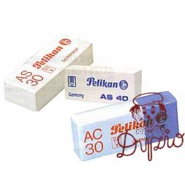 GUMKA PELIKAN AS 30 606087 KAUCZUK.  OP.30SZT.biała 606087