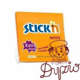 NOTES SAMOP. 101x101 STICKE`N POMARAŃC NEONOWY 90KART 21507 NOTES SAMOP. 101x101 STICKE`N POMARAŃC NEONOWY 90KART 21507