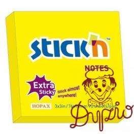 NOTES SAMOP. 76x76 STICKE`N ŻÓŁ21670 NOENOWY EKSTRA MOCNY 90 KART 4712759216705 NOTES SAMOP. 76x76 STICKE`N ŻÓŁ21670 NOENOWY EKSTRA MOCNY 90 KART 4712759216705