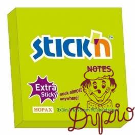 NOTES SAMOP. 76x76 STICKE`N ZIELON NOENOWY EKSTRA MOCNY 90 KART. 21497 NOTES SAMOP. 76x76 STICKE`N ZIELON NOENOWY EKSTRA MOCNY 90 KART. 21497