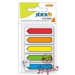ZAKŁADKA SAMOP.12x45 5 KOL.NEON.STRZAŁKI STICK`N 21464 ZAKŁADKA SAMOP.12x45 5 KOL.NEON.STRZAŁKI STICK`N 21464