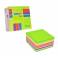 NOTES  SAMOP.  76x76  WYSOKI  NEON. 400K ZIELONY MIX NEON 21537  STICK CUBE