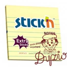 NOTES  SAMOP. 101x101 STICKE`N  ŻÓŁTY PASTELOWY 90KART 21586