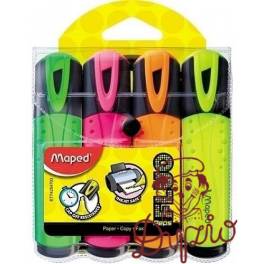 ZAKREŚLACZ MAPED PEPS kpl 4szt 742547 ZAKREŚLACZ MAPED PEPS kpl 4szt 742547