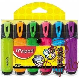 ZAKREŚLACZ MAPED PEPS kpl 6szt 742557 ZAKREŚLACZ MAPED PEPS kpl 6szt 742557