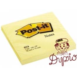 NOTES SAMOP.3M  76x76   ŻÓŁTY 654 1 SZT 1x100kart  3M-70005291482