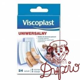 PLASTRY VISCOPLAST UNIWERSALNE 24SZT RÓŻNE ROZMIARY