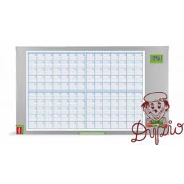TABLICA PLANER MIESI. NOBO 1902237 60x104 PERFORMANCE PLUS z zegarem SUCHOŚCIERALN TABLICA PLANER MIESI. NOBO 1902237 60x104 PERFORMANCE PLUS z zegarem SUCHOŚCIERALN