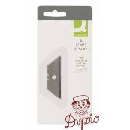 OSTRZA DO NOŻA METALOWEGO TAPIC. KF15433 pasują do noża KF10633 /19X60MM 5SZT. OSTRZA DO NOŻA METALOWEGO TAPIC. KF15433 pasują do noża KF10633 /19X60MM 5SZT.