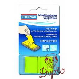 ZAKŁADKA SAMOP.25x45 DONAU PP ŻÓŁTE 7558001PL-06 50 KART PODOBNE DO 680 3M ZAKŁADKA SAMOP.25x45 DONAU PP ŻÓŁTE 7558001PL-06 50 KART PODOBNE DO 680 3M