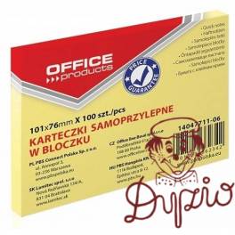 NOTES SAMOP. 101X76 OFFICE ŻÓŁTY 14047711-06 NOTES SAMOP. 101X76 OFFICE ŻÓŁTY 14047711-06