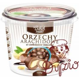 KUBECZKI BAKAL SWEET ORZECHY ARACH.W CZE 150G ABAK-036 W MLECZ. CZEKOLADZIE