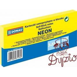 NOTES SAMOP. 51x38 DONAU NEON ŻÓŁTY 3 x 100 K 7585011-11 NOTES SAMOP. 51x38 DONAU NEON ŻÓŁTY 3 x 100 K 7585011-11