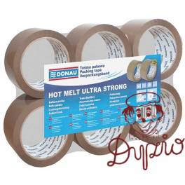 TAŚMA PAKOWA DONAU HOT-MELT / SOLVENT - HOT-MELT / BRĄZOWA - 48 MM X 66 M/ 7850001PL-99 TAŚMA PAKOWA DONAU HOT-MELT / SOLVENT - HOT-MELT / BRĄZOWA - 48 MM X 66 M/ 7850001PL-99