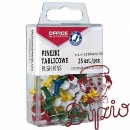 PINEZKI TAB.BECZUŁKI OFFICE 25 SZT 18194466-99 OP. PLASTIK.