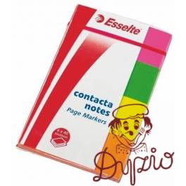ZAKŁADKA SAMOP.20x50 4 KOL.NEON ESSEL NEON papierowe OP.12SZT CONTACTA ZAKŁADKA SAMOP.20x50 4 KOL.NEON ESSEL NEON papierowe OP.12SZT CONTACTA