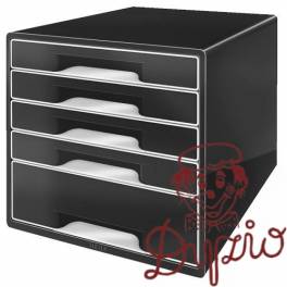 MODUŁ 5-SZUF.LEITZ BLACK&WHITE 5253-95 CZARNY MODUŁ 5-SZUF.LEITZ BLACK&WHITE 5253-95 CZARNY