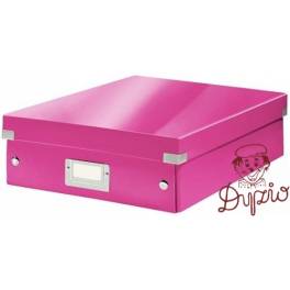 PUDŁO ARCH.L6058-00-23 CLICK&STORE ŚREDN Z PRZEGRÓDKAMI RÓŻOWE PUDŁO ARCH.L6058-00-23 CLICK&STORE ŚREDN Z PRZEGRÓDKAMI RÓŻOWE