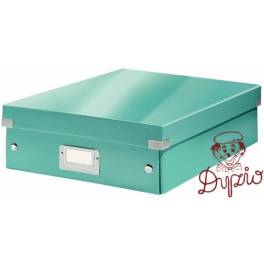 PUDŁO ARCH.L6058-00-51 CLICK&STORE ŚREDN Z PRZEGRÓDKAMI TURKUSOWE PUDŁO ARCH.L6058-00-51 CLICK&STORE ŚREDN Z PRZEGRÓDKAMI TURKUSOWE