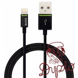 KABEL SPIRALNY LEITZ COMPLETE NA USB 1 m CZARNY 62120095 KABEL SPIRALNY LEITZ COMPLETE NA USB 1 m CZARNY 62120095