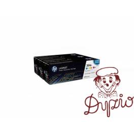 TONER HP cc531 532 533 CF372A CYM NR304A TRÓJPAK TONER HP cc531 532 533 CF372A CYM NR304A TRÓJPAK