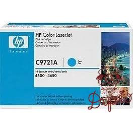 TONER HP C9721A CLJ 4600/4650 NR641A CYAN