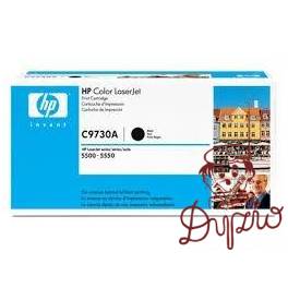 TONER HP C9730A CLJ 5500 5550 Bl NR645a TONER HP C9730A CLJ 5500 5550 Bl NR645a
