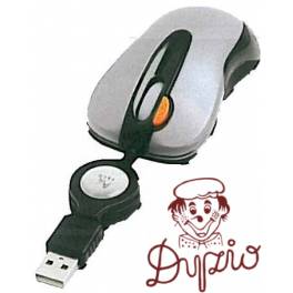 MYSZ A4 TECH opto 160  MINI  USB zwijany kabel  1 rolka CHERY LUB SILVER