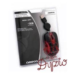 MYSZ  OMEGA OM-262 MINI OPTYCZNA USB ZWIJANY KABEL