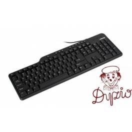 KLAWIATURA OMEGA DRACO BLACK OK-124 USB MULTIMEDIALNA